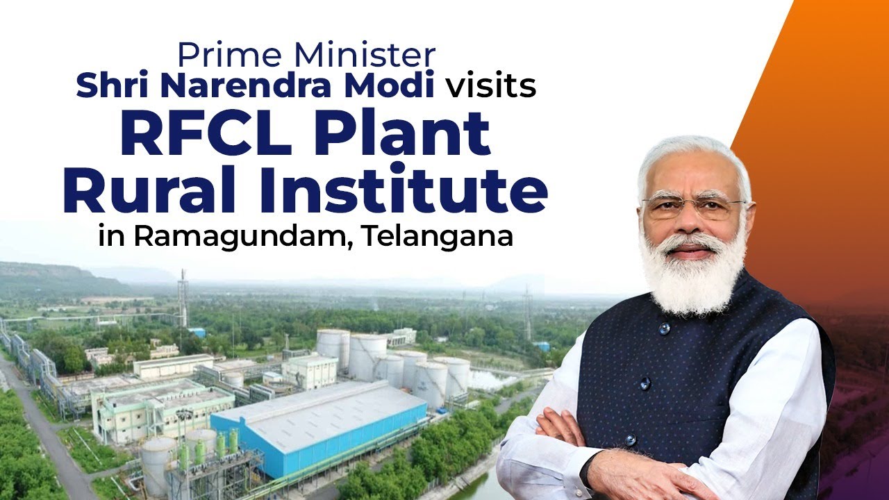 PM Shri Narendra Modi visits RFCL Plant in Ramagundam, Telangana | PM Modi | BJP Live | BJP