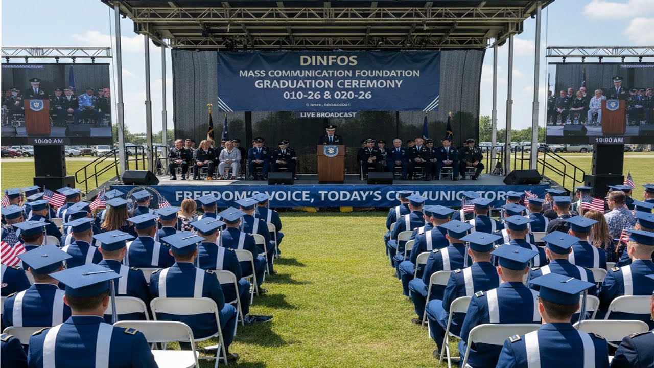 DINFOS MCF 010-26 & 020-26 Live Graduation - Epic Military Media Milestone! #DINFOS #MCF01026