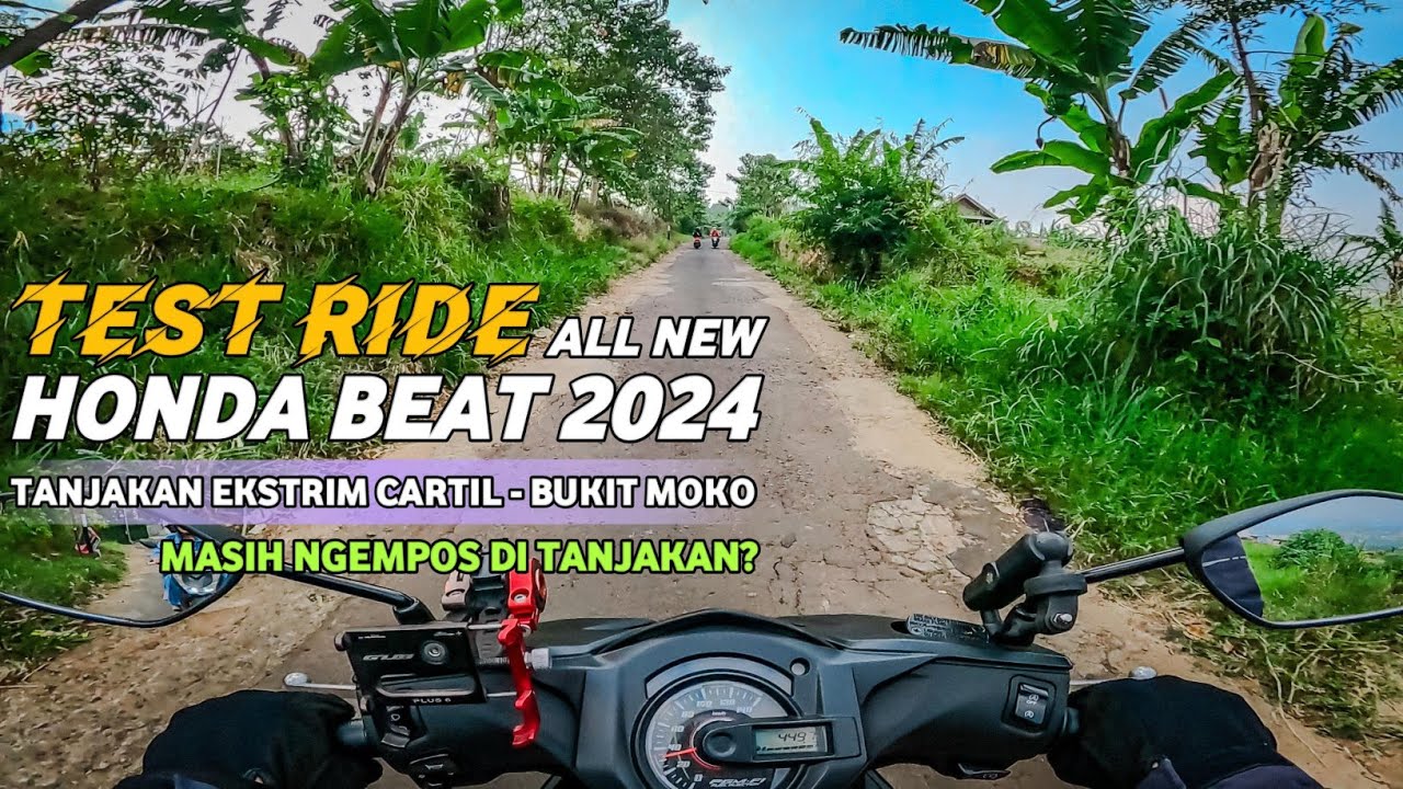 ALL NEW HONDA BEAT 2024 TEST RIDE - TANJAKAN EKSTRIM | Tanjakan Caringin Tilu - Bukit Moko | TRVL