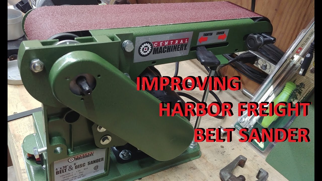Harbor Freight Belt and Disc Sander Mods