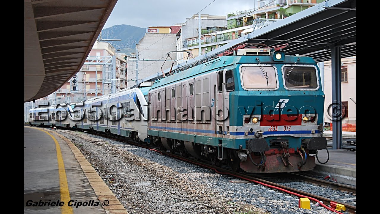 Attenzione... Treni in transito, arrivo e partenza @ S.Nicola Tonnara!  Zug,Train,Trains