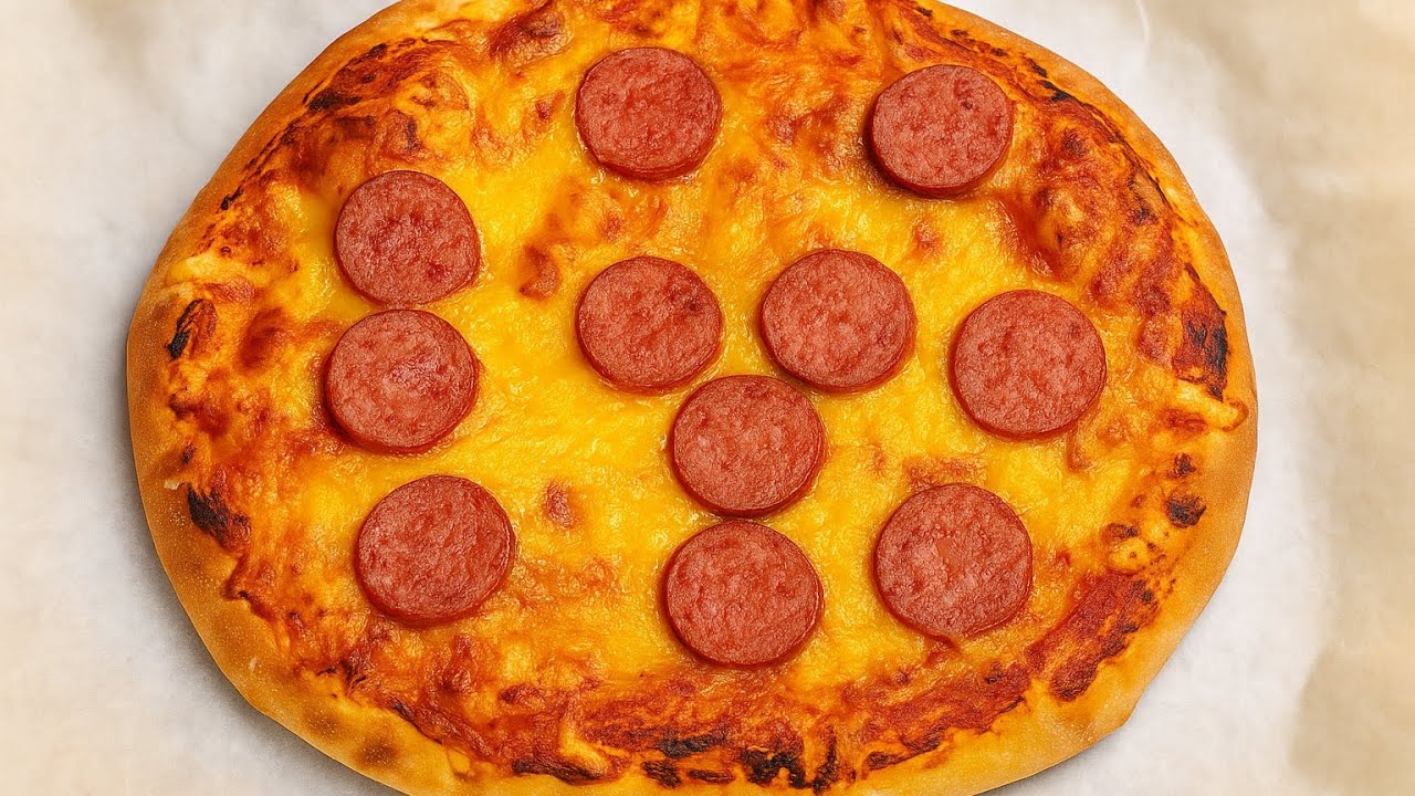 Пицца с суджуком 🍕 | Домашний мягкий рецепт пиццы с суджуком 🍕