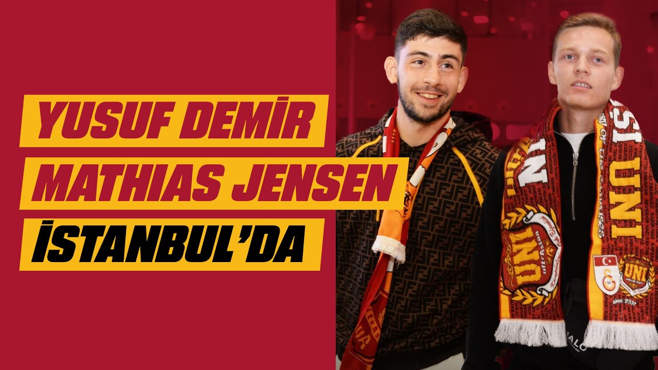 🔴 Transfer görüşmelerine başladığımız Yusuf Demir ve Mathias Jensen, İstanbul'da!