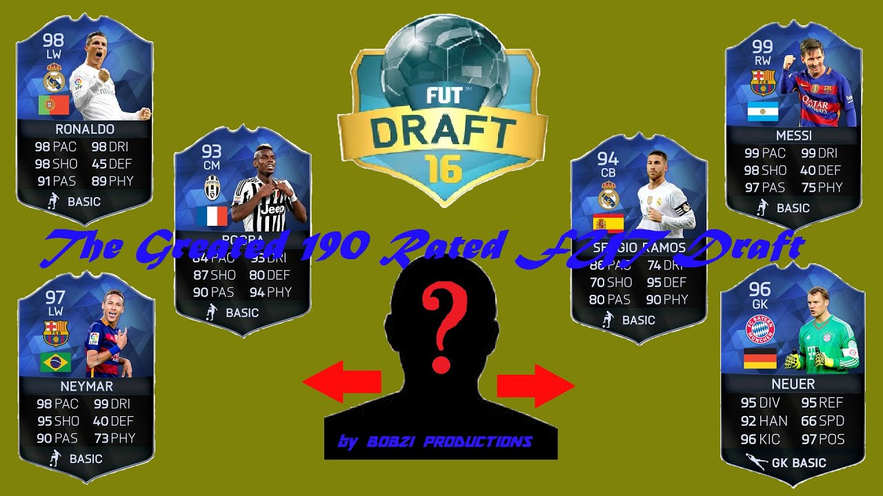 The Greatest 190 rated FUT Draft