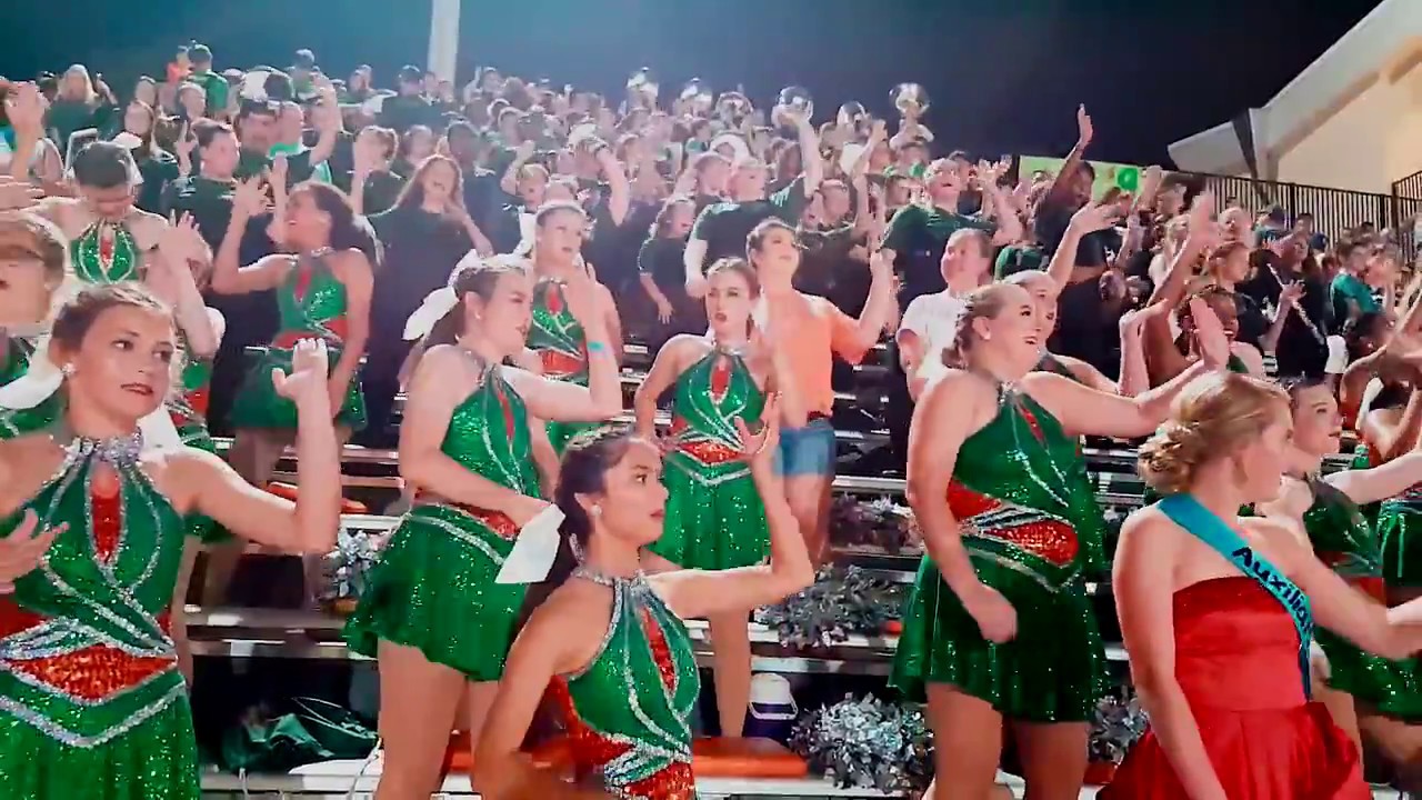 Mosley High School Band performs , 