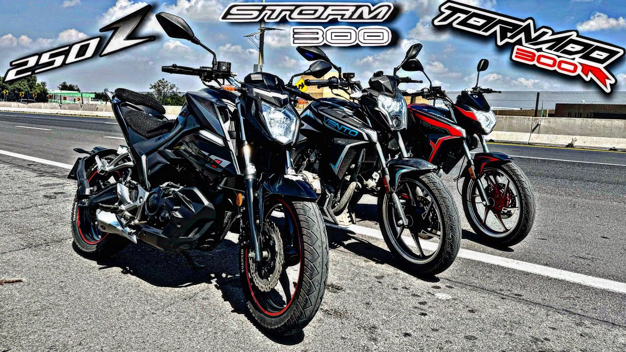 250Z vs Storm 300 vs Tornado 300|Carrera|¡Les Dio Hasta Para Llevar!😳😱🤯