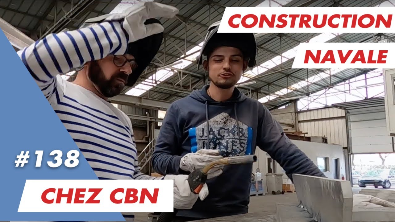 Je viens bosser dans la construction navale et fabriquer un bateau chez CBN à Saint-Malo en Bretagne