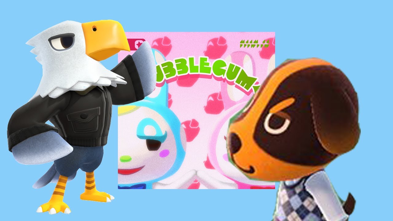 Cranky villagers Butch and Apollo sing Bubblegum K.K. (Remix)