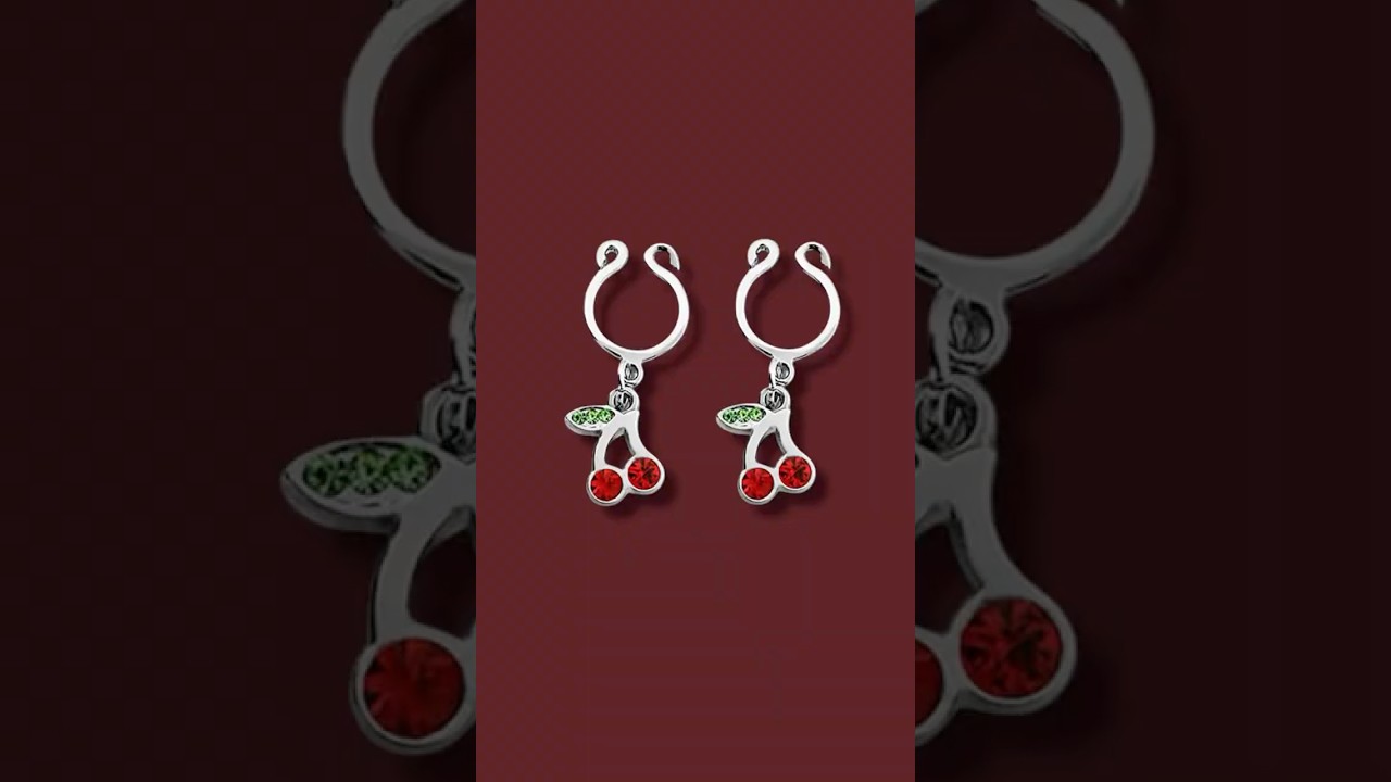 🍒 No Piercing, All the Fun &ndash; Cherry Clip-On Nipple Rings! #youtubeshorts #bestyoutuber #fypyoutube
