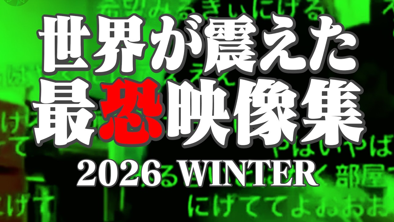 世界が震えた最恐心霊映像集 2026 冬【作業用】