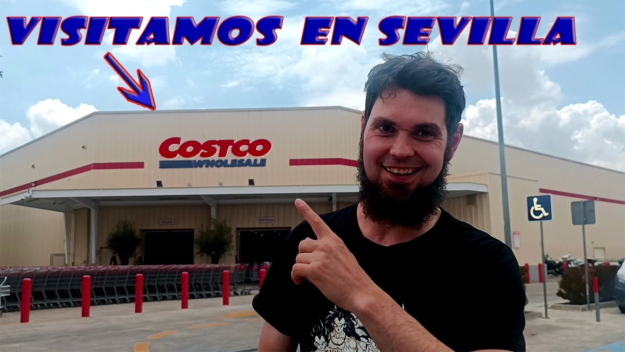 Comprando en el Costco de  Sevilla.