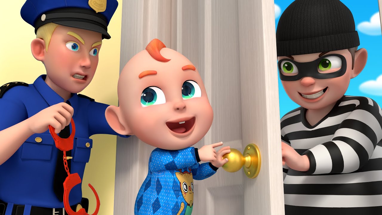 Knock, Knock! A Thief Is At The Door! | Rosoo Kindergarten Nursery Rhymes & Kids Songs