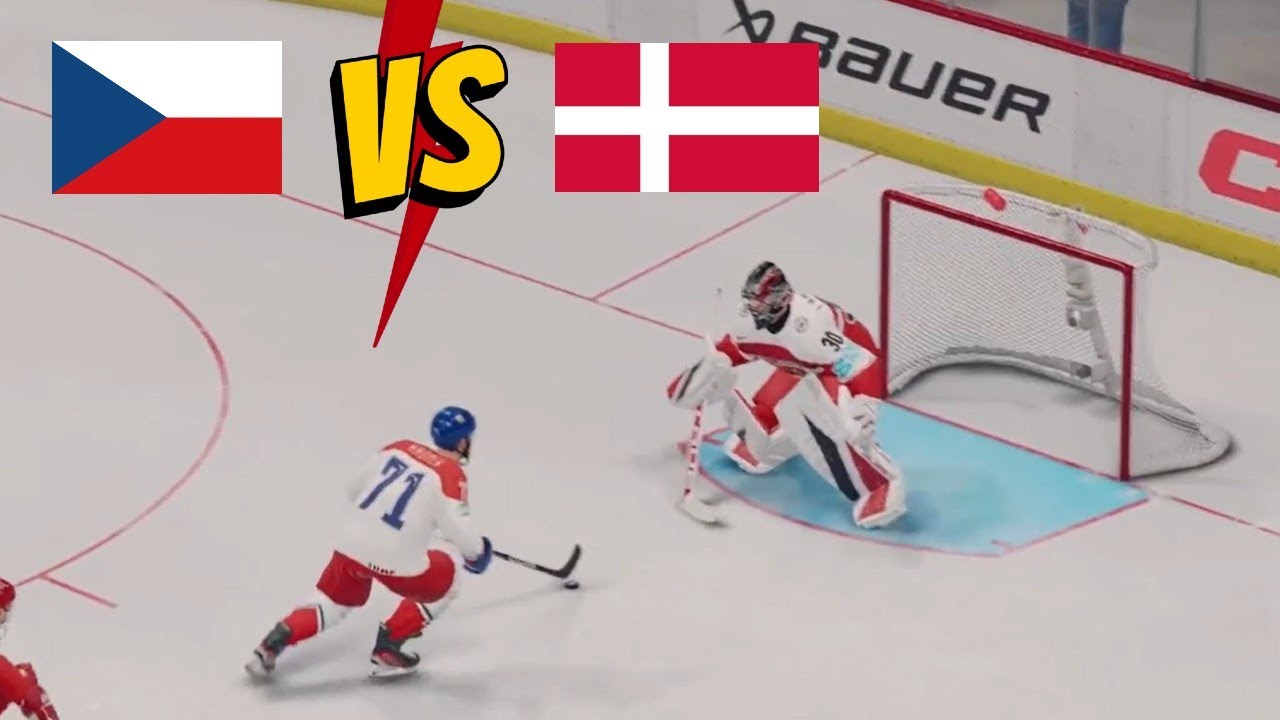 ČESKO - DÁNSKO MISTROVSTVÍ SVĚTA V HOKEJI 2025