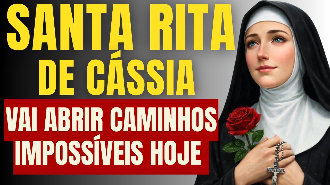 ORAÇÃO PODEROSA DE SANTA RITA PARA ABRIR CAMINHOS IMPOSSÍVEIS HOJE 🌹 MILAGRE ENQUANTO VOCÊ DORME