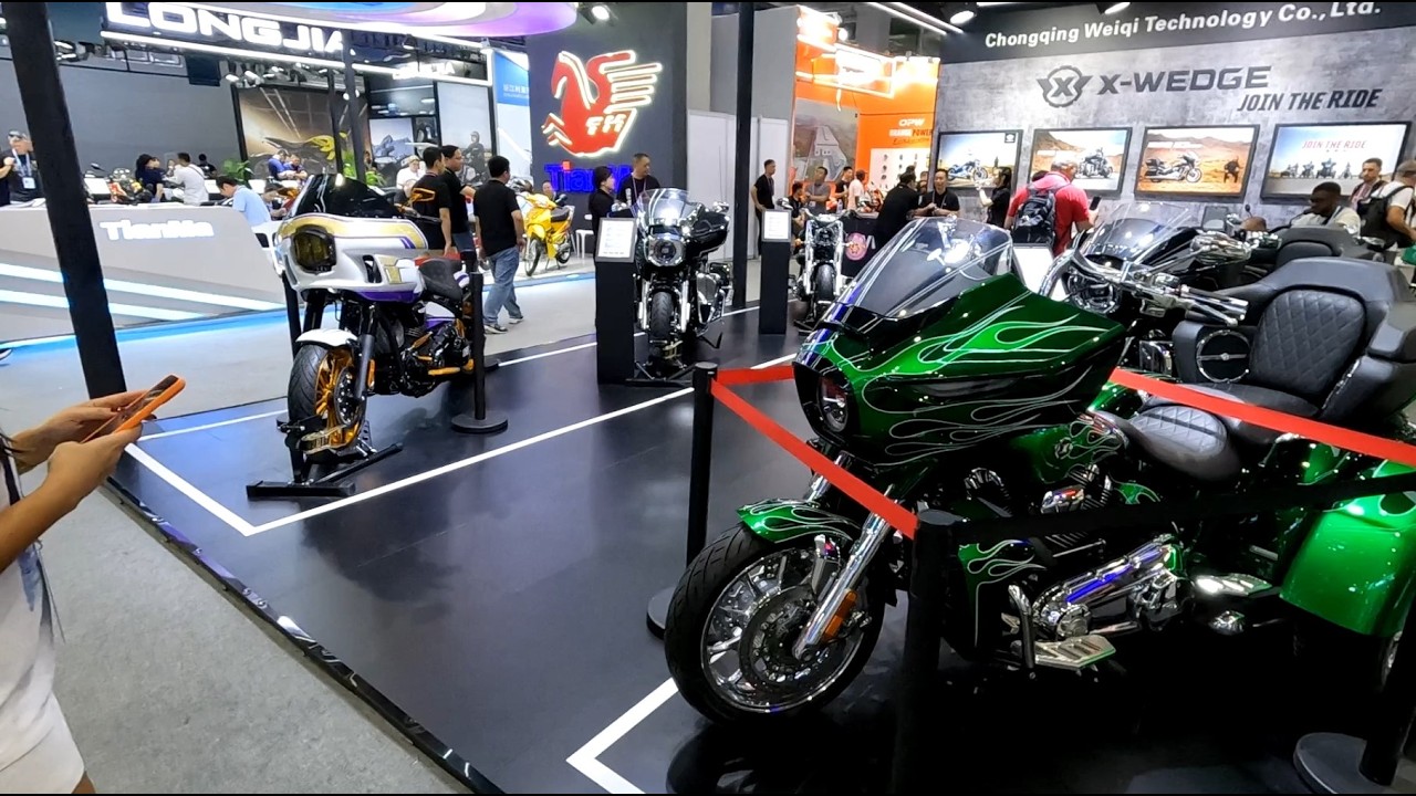Крутые мотоциклы X-WEDGE. Выставка CFAIR. Часть 67.