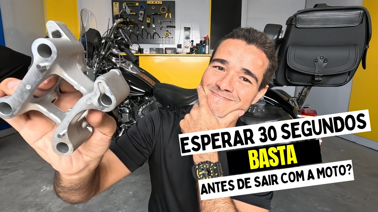 ESPERAR 30 SEGUNDOS PARA AQUECER O MOTOR É SUFICIENTE? E COMO RODAR COM A MOTO COM O MOTOR FRIO?