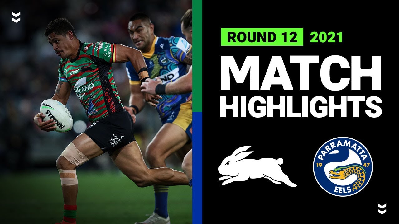 NRL Highlights | Rabbitohs v Eels Match Highlights | Round 12, 2021 | Telstra Premiership | NRL
