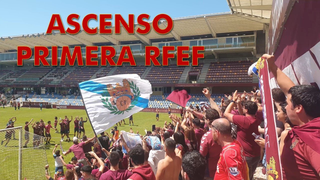 EL PONTEVEDRA ES EQUIPO DE PRIMERA RFEF!!! CELEBRACIÓN EN PASARÓN CON LOS JUGADORES