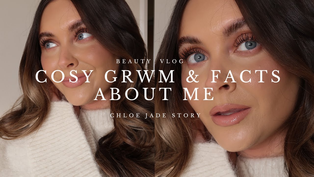 BEAUTY VLOG || COSY MAKEUP LOOK & GET TO KNOW ME