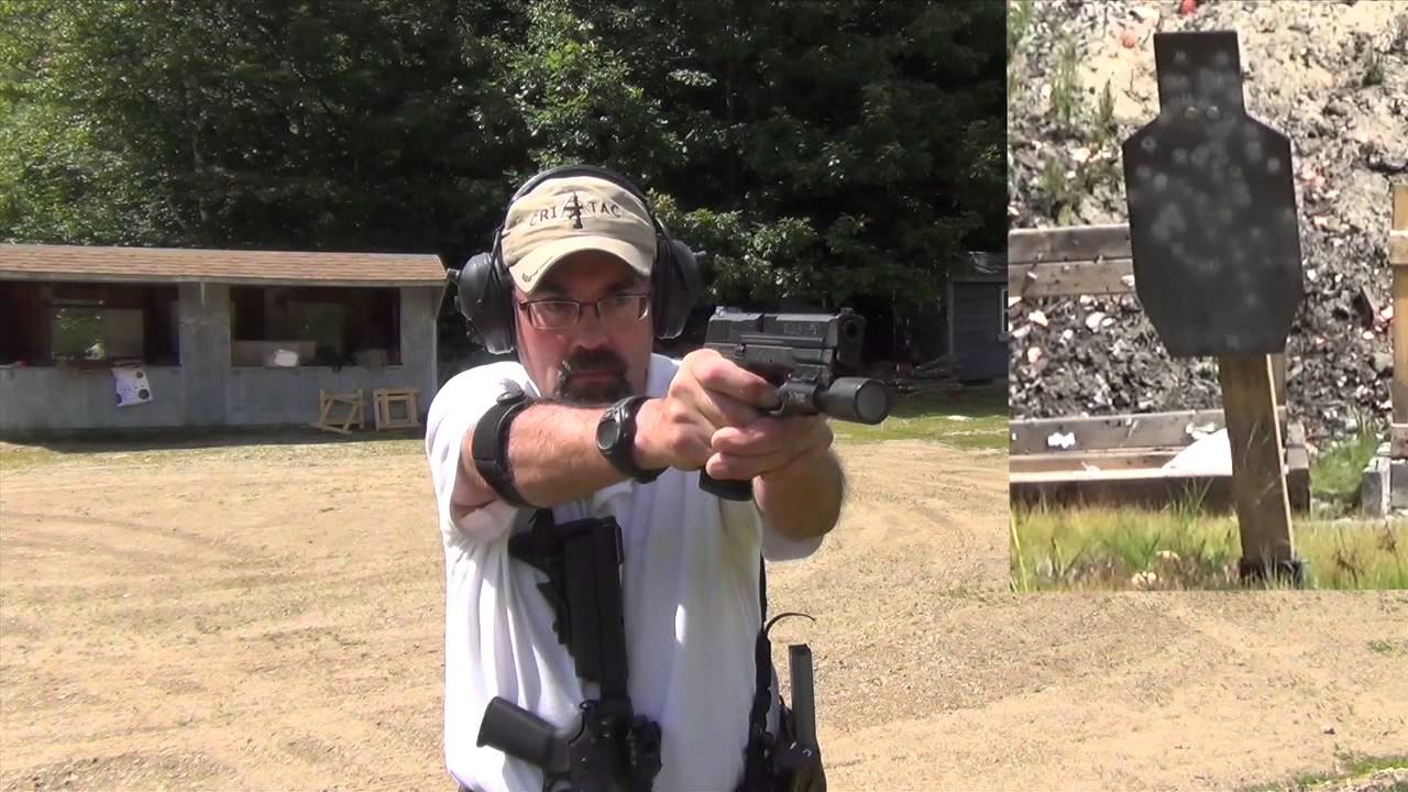 Handgun shooting at distance