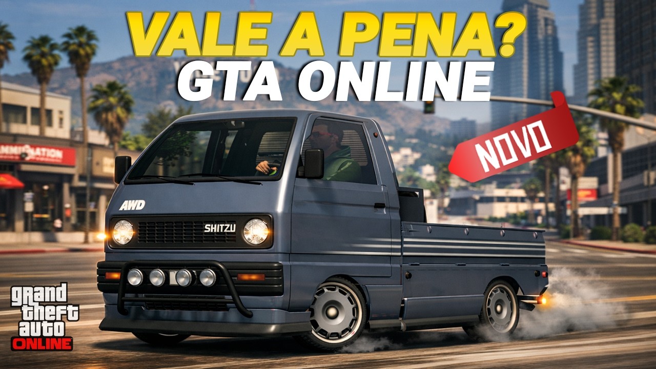 CARRO NOVO | Tunando e testando o Shitzu Keitora no GTA ONLINE (Suzuki Carry)