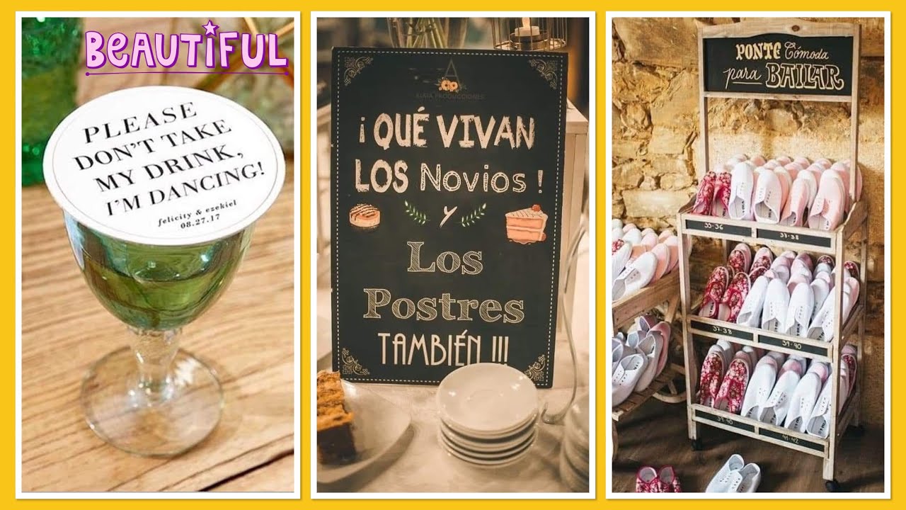 Ideas si te vas a casar para tu boda , carteles 🪧 divertidos 😍