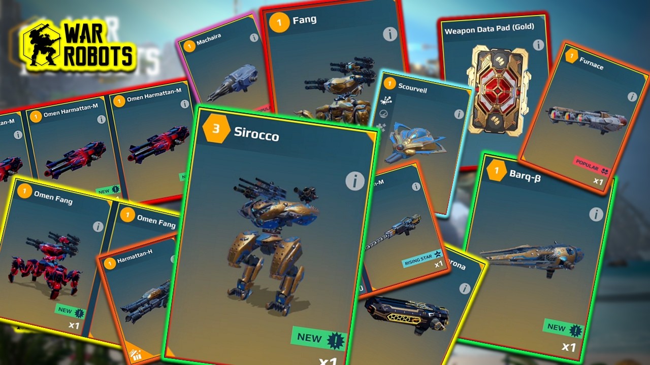 418 Data Pads: Sea, Sun, Steel Final Opening | WR - War Robots