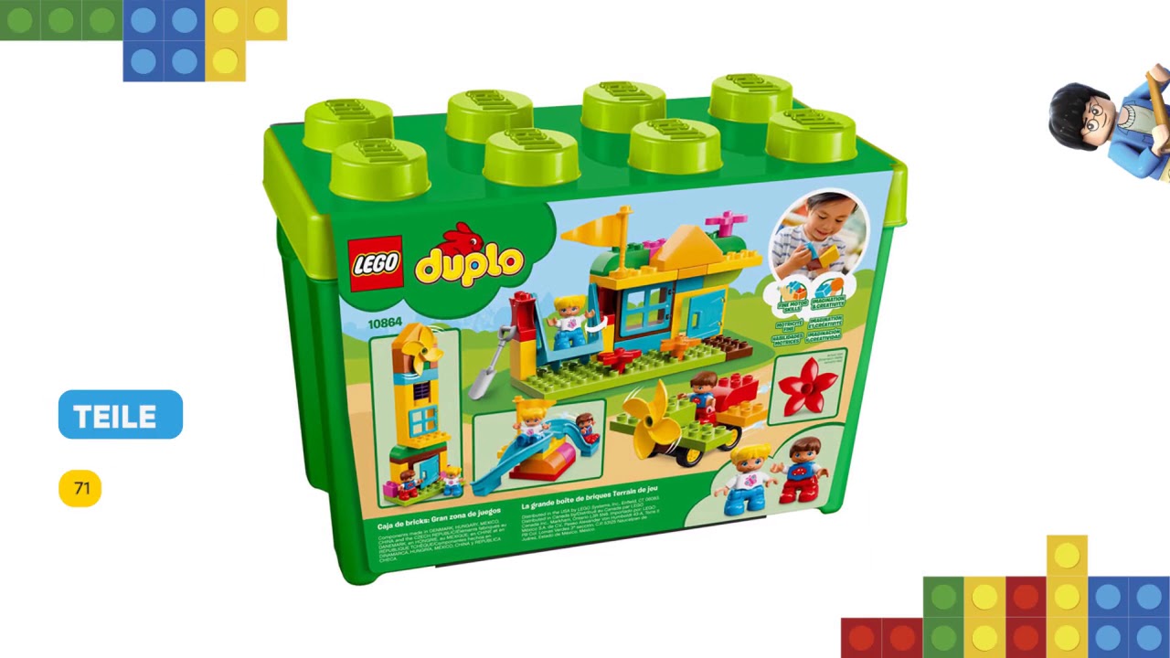 Lego Steinebox mit gro&szlig;em Spielplatz 10864: Rezension