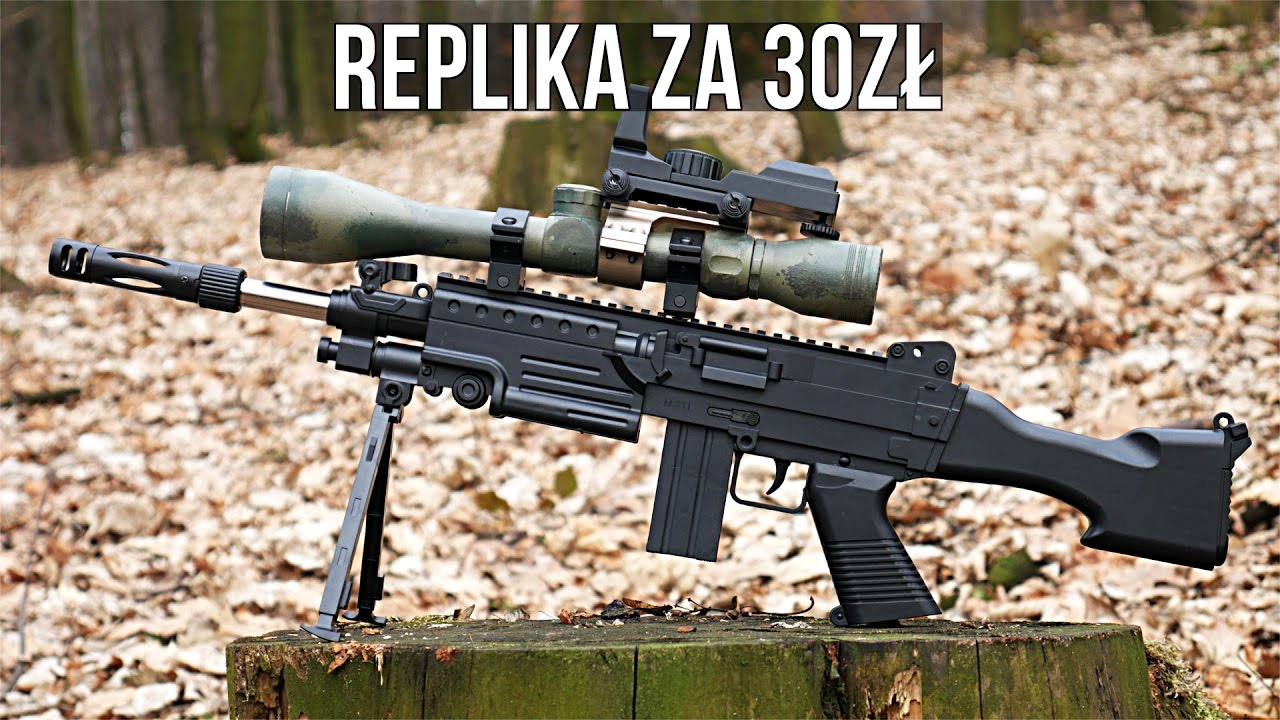 REPLIKA ZA 30ZŁ?! ASG Maniak #71 M240 Z ODPUSTU - Test / Recenzja / Pokaz