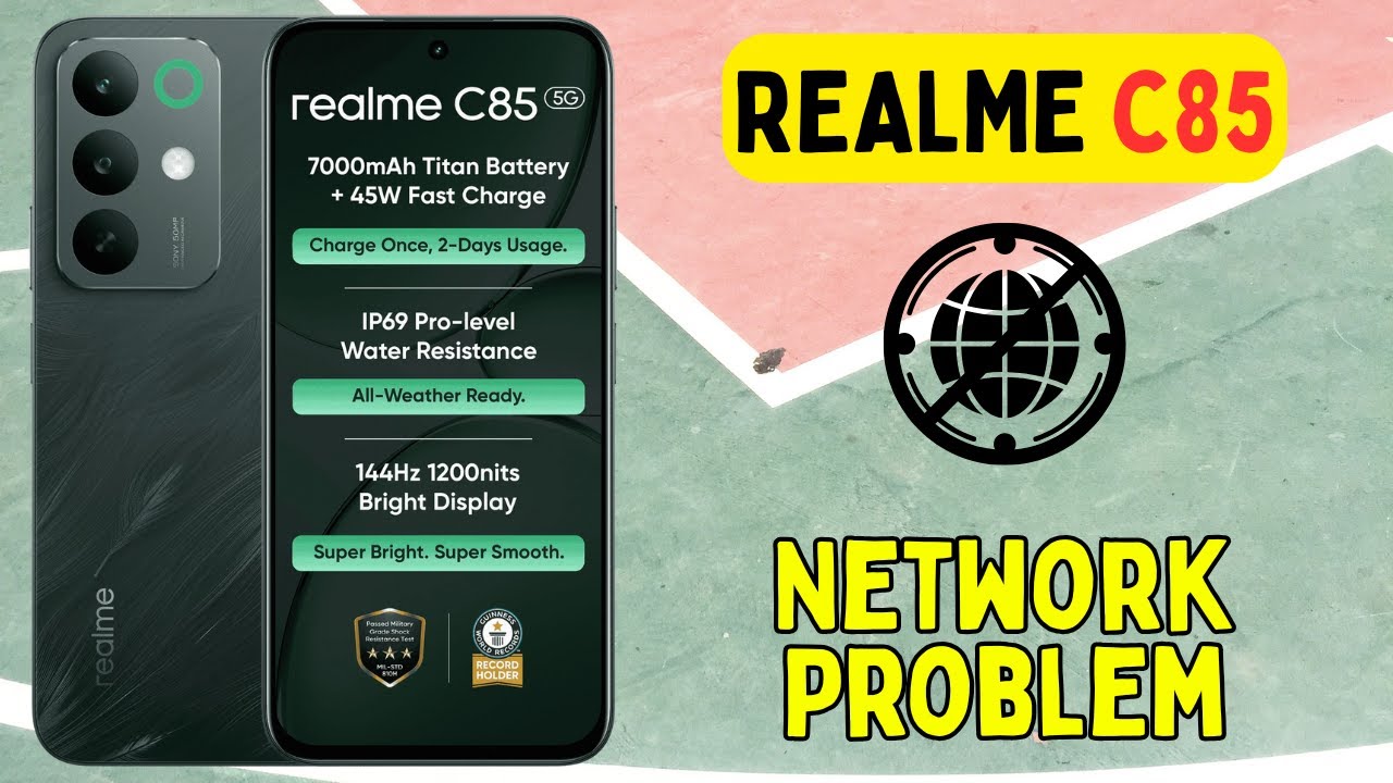 Как исправить проблемы с сетью на Realme C85