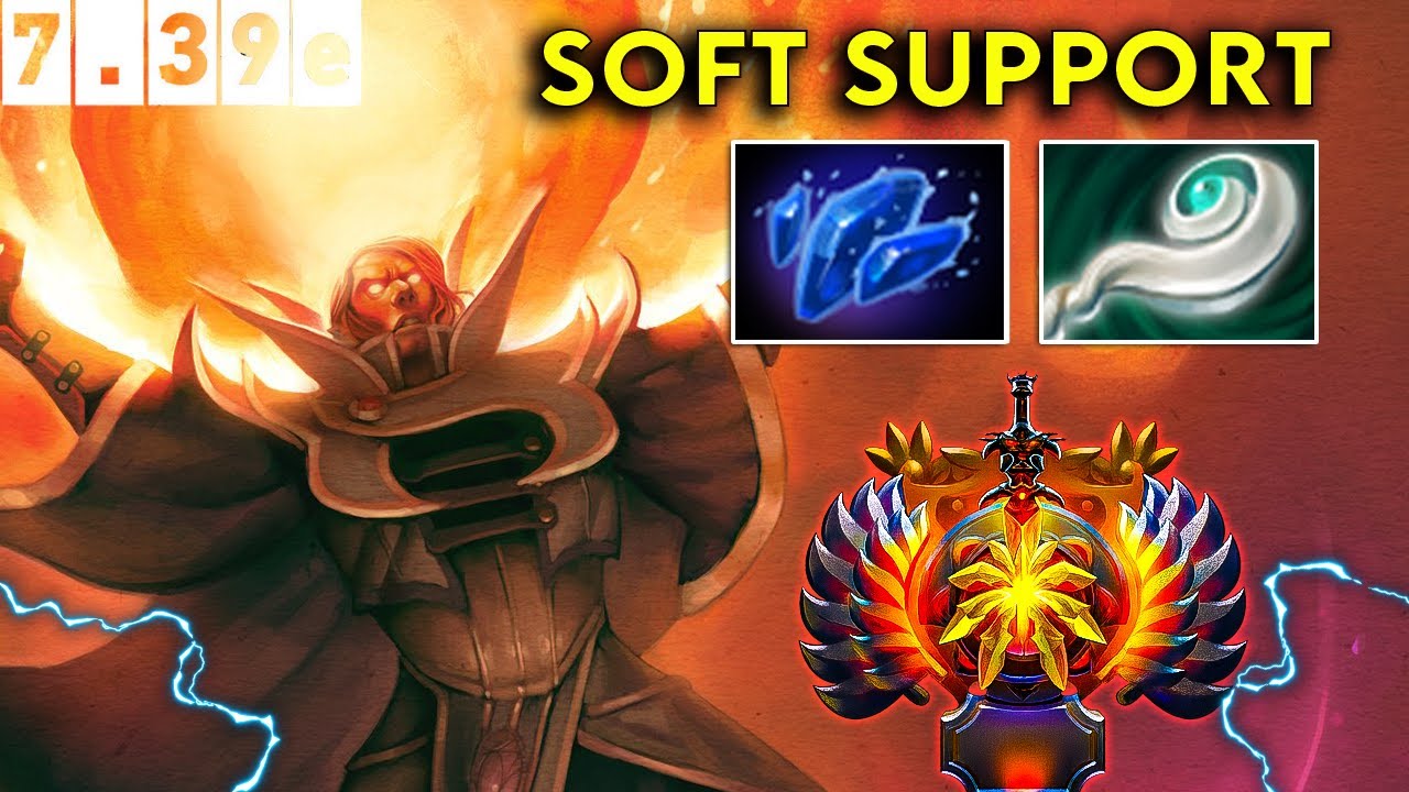 Invoker Immortal Soft Support - Dota 2 Patch 7.39e Pro Pub Gameplay