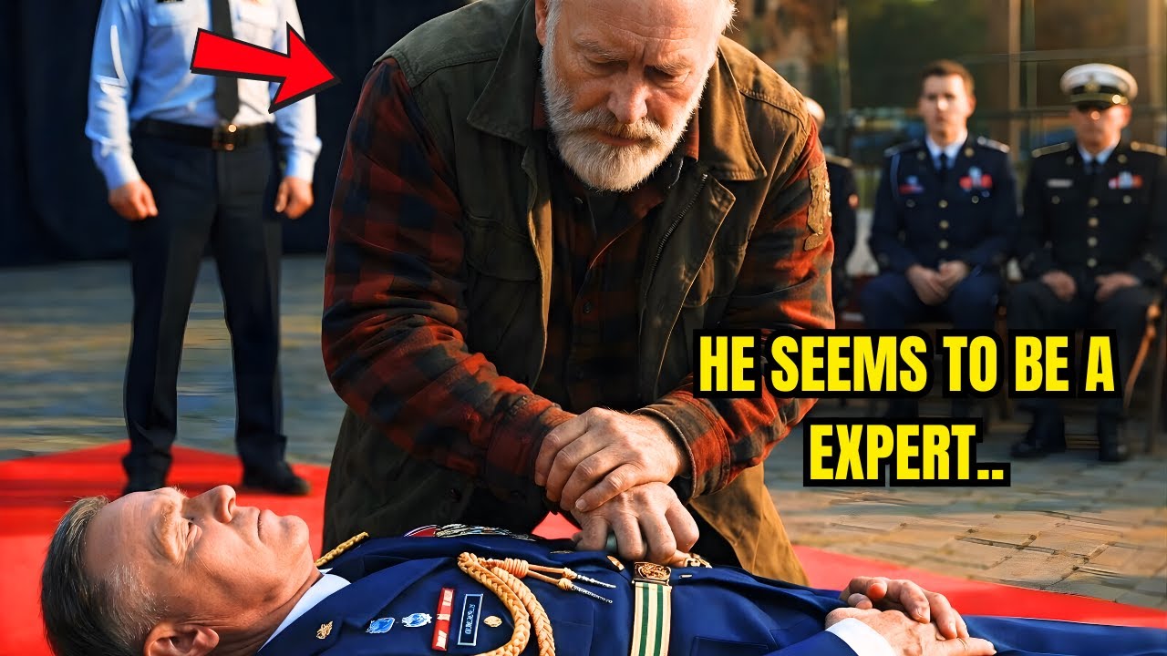 Everyone Walked Past the Quiet Homeless Man — Until a General Stopped Breathing