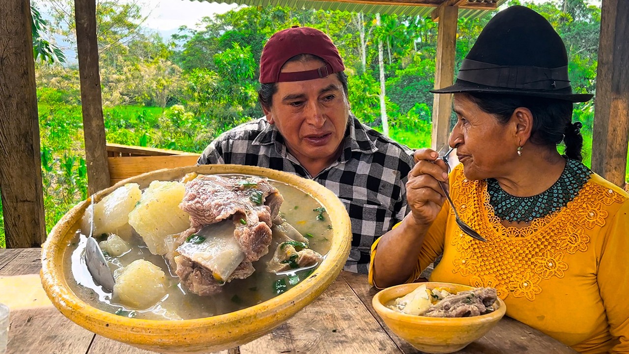 Mi esposa preparó un Delicioso SANCOCHO de RES | Don Valentin