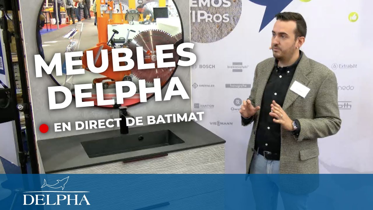 Meuble de salle de bains Delpha - Les Démos VIPros à Batimat