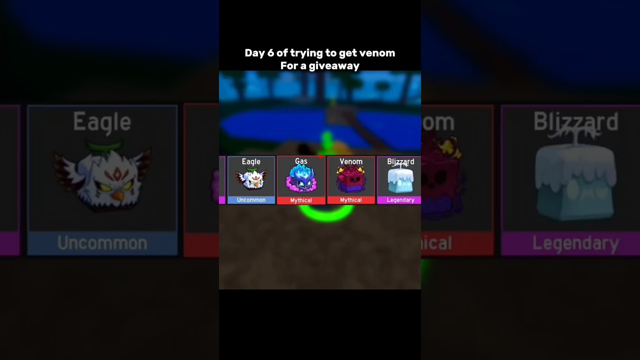trying to get venom for a giveaway 