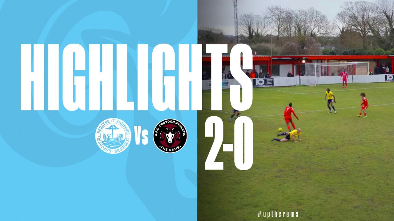 Hythe Town v Croydon Athletic highlights