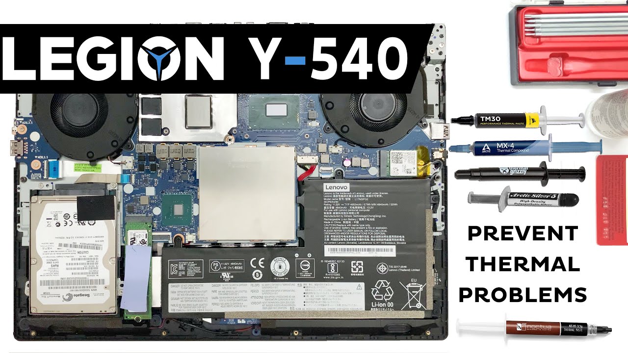Lenovo Legion Y-540 Thermal Repaste Tutorial