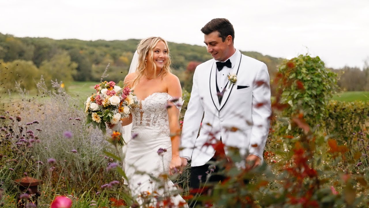 Cozy Fall Wedding at Hawks View Golf Club | Lake Geneva WI | Hannah & Joey Wedding Film