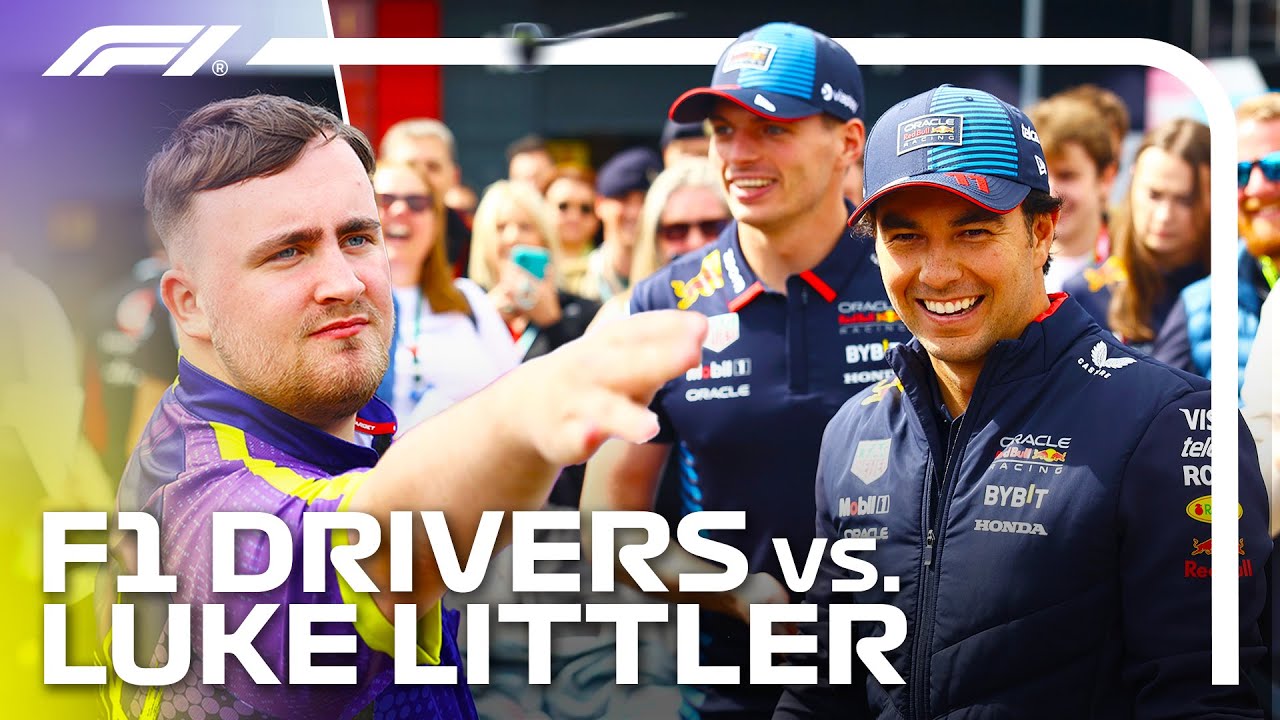 F1 Drivers vs Darts Pro Luke 'The Nuke' Littler