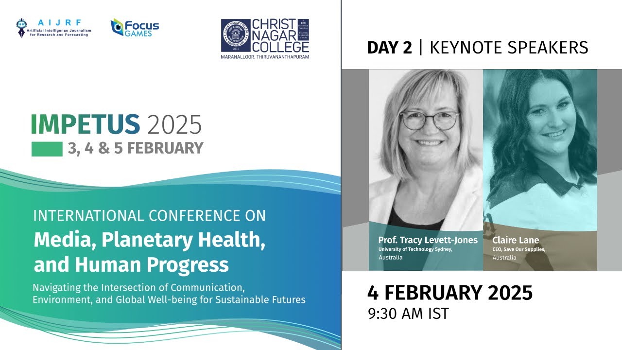Int’l Conference on Media, Planetary Health, and Human Progress | Day 2
