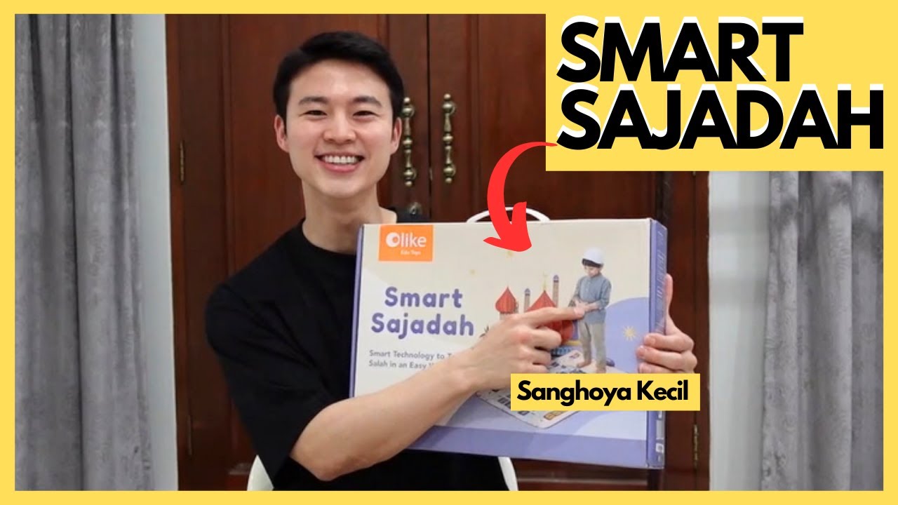Orang Korea Belajar Sholat Pake Smart Sajadah Anak Kecil ??