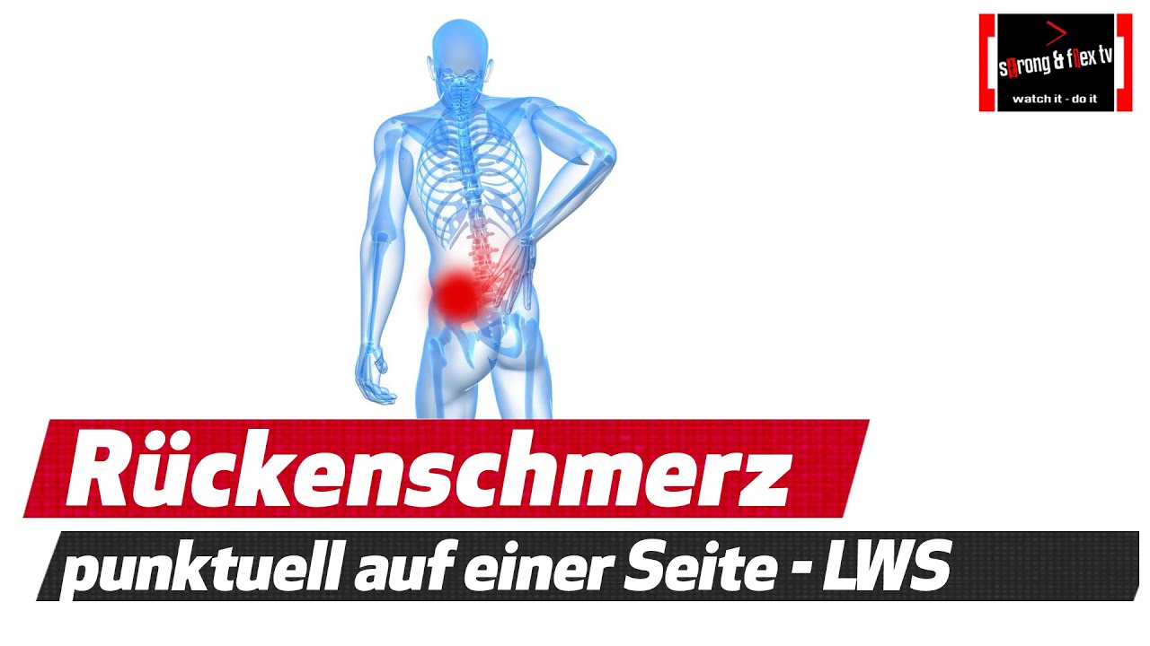 Punktuelle Rückenschmerzen unterer Rücken - Ursachen und Lösung