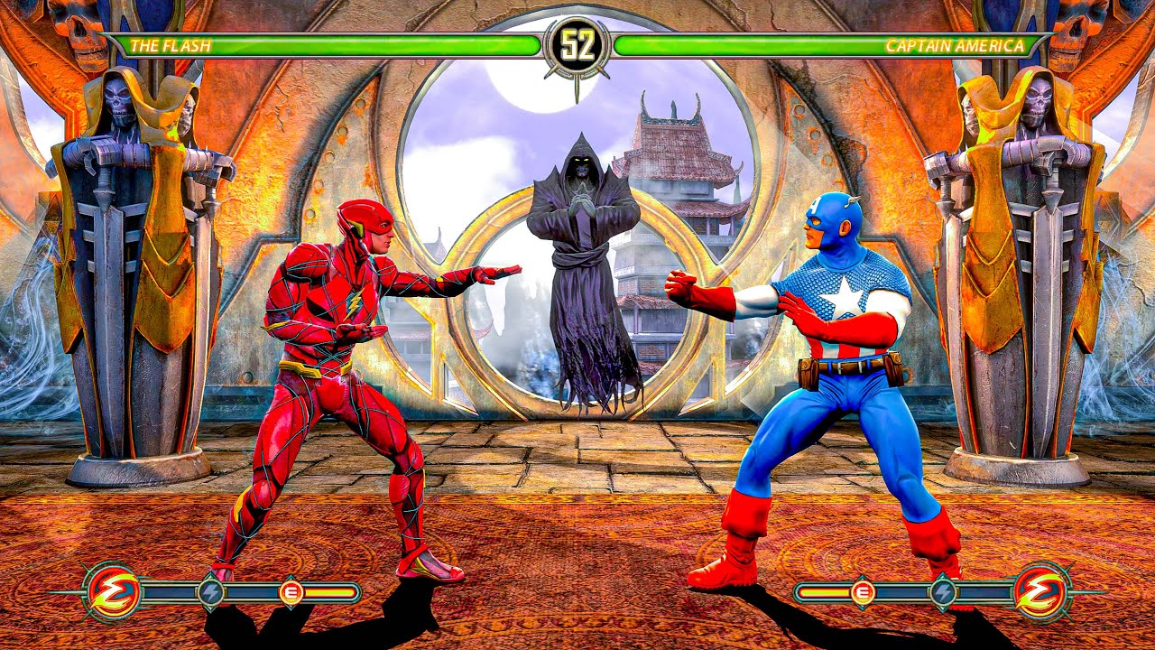 MORTAL KOMBAT 9 | THE FLASH & CAPTAIN AMERICA | EXPERT TAG LADDER (NO LOSES)| GAMEPLAY (4K60FPS)