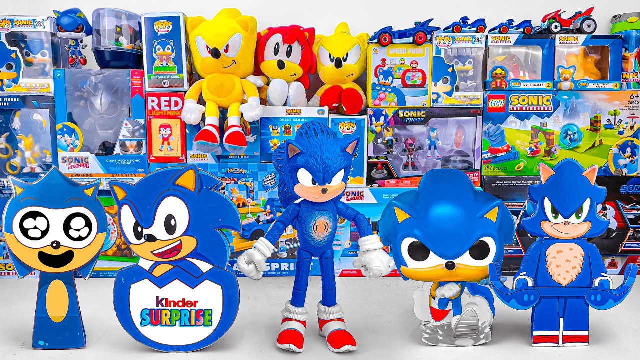 Unboxing Sonic The Hedgehog Toys Collection ASMR | Sonic Mystery Box Edition Collection