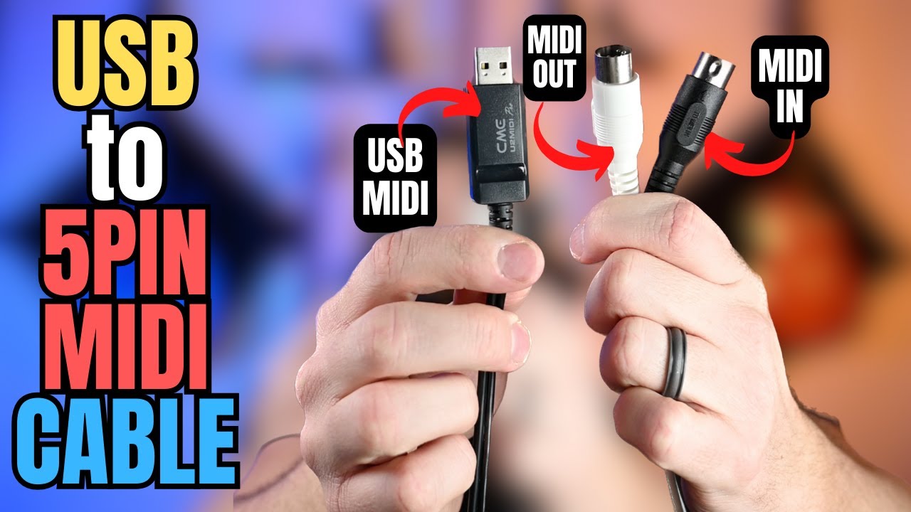 USB to 5-PIN MIDI - U2MIDI Pro Cable by CME PRO - Demo/Tutorial