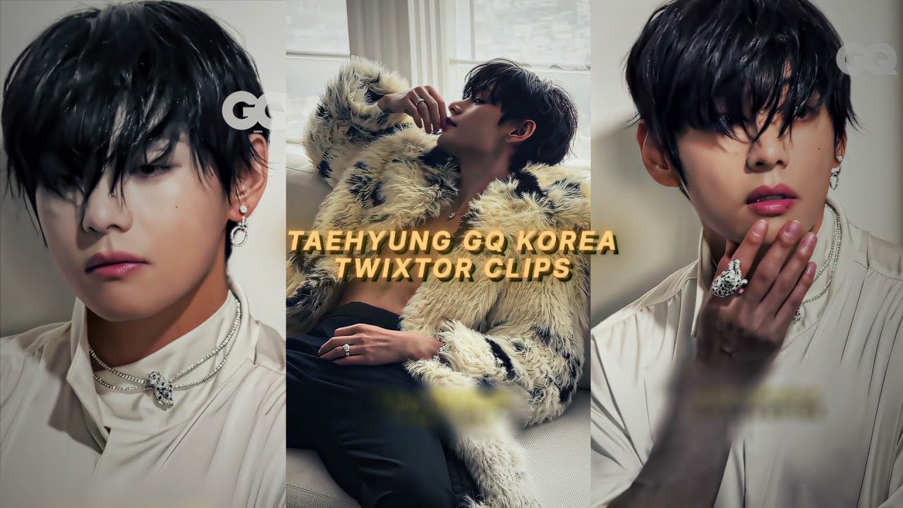 TAEHYUNG- GQ KOREA (photoshoot / interview) twixtor clips