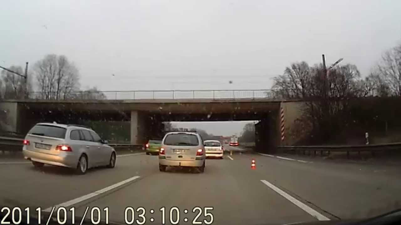 Autobahn 1 Osnabrück Richtung Bremen (von Bremen-Arsten zum Bremer Kreuz; mit Verkehrsunfall)