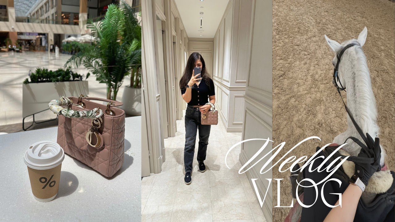 Cozy Vlog | new food spots in Abu Dhabi | outfits of the week | equestrian time 🐎