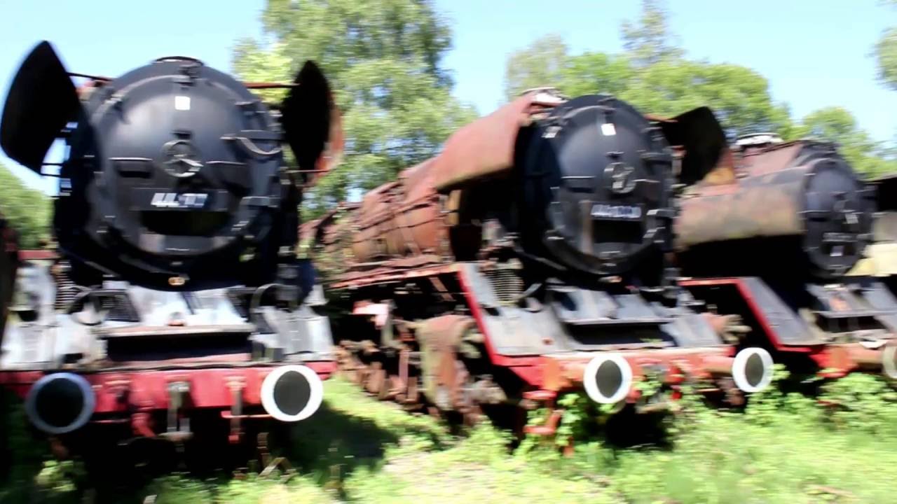 Steam Locomotive Graveyard in Germany - Dampflok Museum Hermeskeil 2016