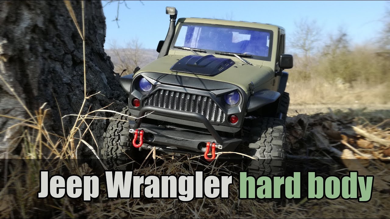 Jeep Wrangler 313mm hard body on SCX10